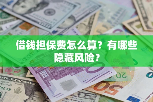武汉借钱担保费怎么算？有哪些隐藏风险？
