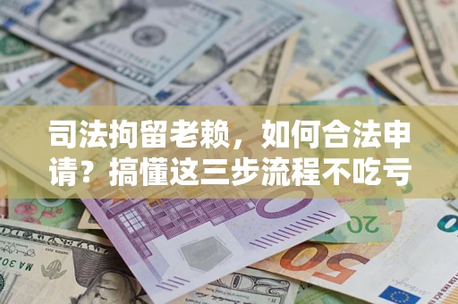 武汉司法拘留老赖，如何合法申请？搞懂这三步流程不吃亏！