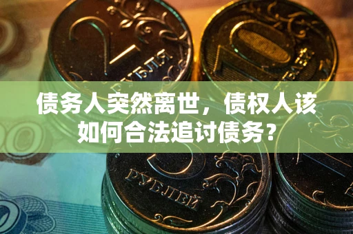 武汉债务人突然离世，债权人该如何合法追讨债务？