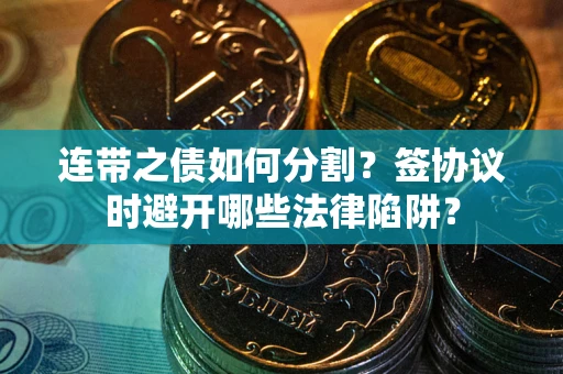 武汉连带之债如何分割？签协议时避开哪些法律陷阱？