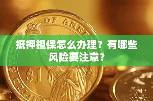 武汉抵押担保怎么办理？有哪些风险要注意？