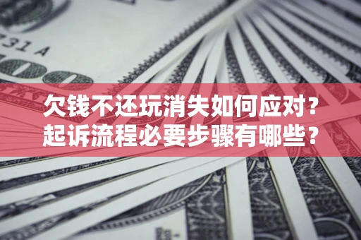 武汉欠钱不还玩消失如何应对？起诉流程必要步骤有哪些？